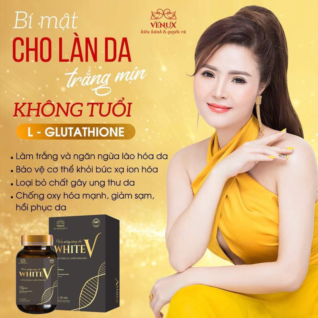 Viên uống sáng da White V - sản phẩm hỗ trợ làm đẹp được giới chuyên gia da liễu khuyên dùng