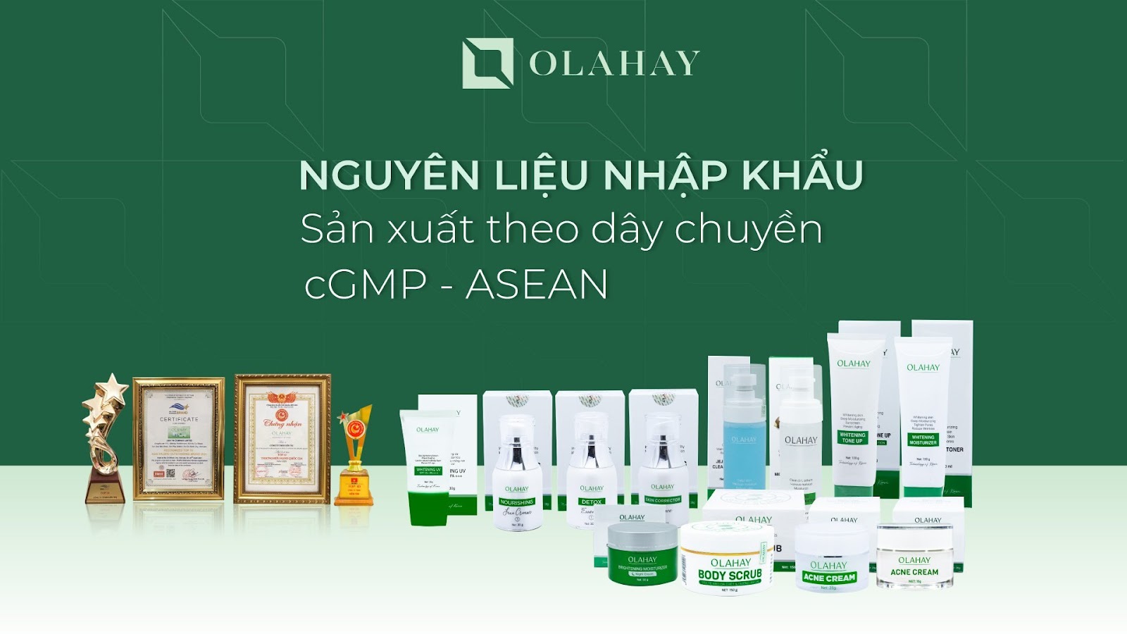 Olahay, thương hiệu đã “tái sinh” thần kỳ làn da của Nguyễn Thị Cẩm, là một trong 10 thương hiệu mạnh quốc gia năm 2020 và nhận được rất nhiều giải thưởng cao quý khác